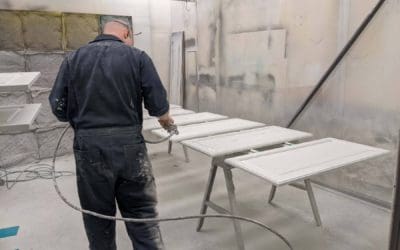 Our Process for Painting Cabinet Doors