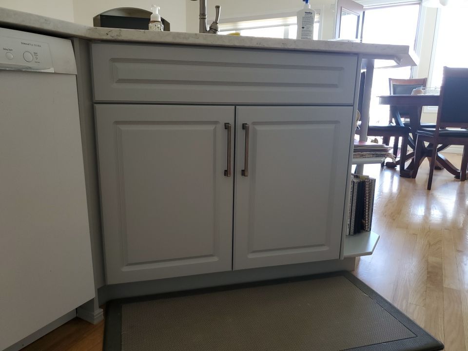 painted kitchen two tone after 5