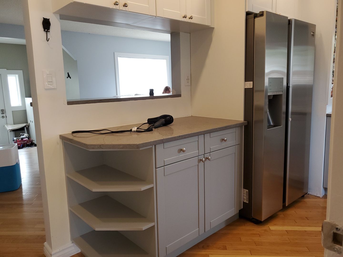 Brown Cabinetry Painted Two Tone after 3